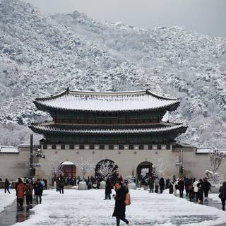 Korea winter desktop wallpaper