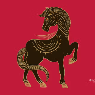 Chinese New Year horse wallpaper