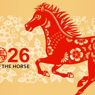 Chinese New Year horse wallpaper