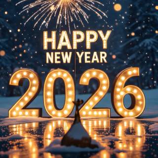 iPhone New Year 2026 wallpaper