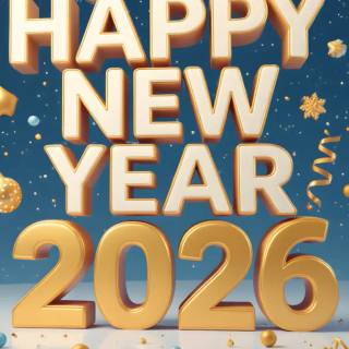 iPhone New Year 2026 wallpaper