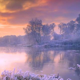 Windows XP winter wallpaper