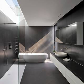 Winter home arhitecture wallpaper