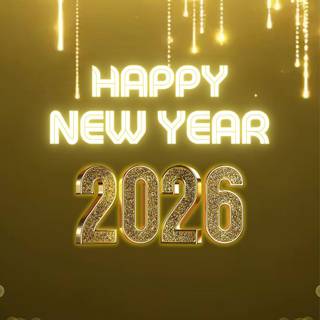 iPhone New Year 2026 wallpaper