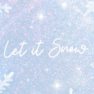 Winter sparkle scene wallpaper