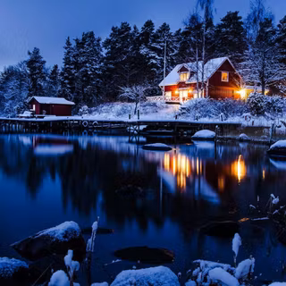 Pretty winter scenes wallpaper