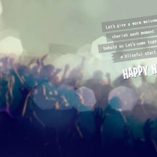 New Year inspirational wallpaper