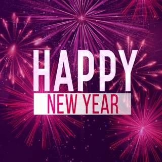 Ultrawide Happy New Year wallpaper