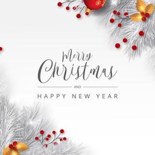 Ultrawide Happy New Year wallpaper