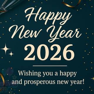 Aesthetic New Year 2026 wallpaper