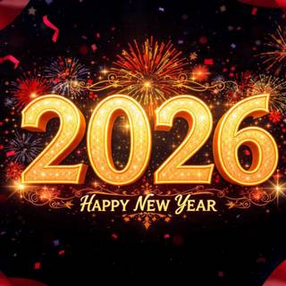 2026 Feliz Ano Novo wallpaper