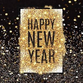 Rustic Happy New Year wallpaper