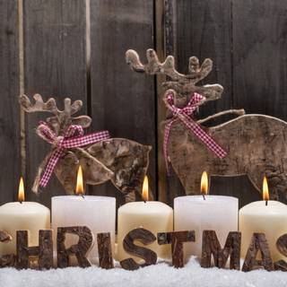 Rustic Happy New Year wallpaper