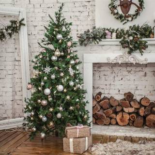 Rustic Happy New Year wallpaper