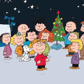 Peanuts New Year laptop wallpaper