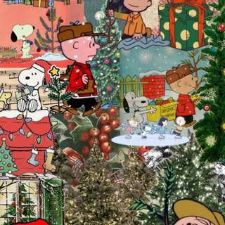 Happy New Year Charlie Brown iPhone wallpaper