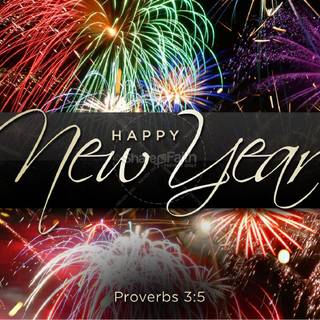 Religious Happy New Year wallpaper