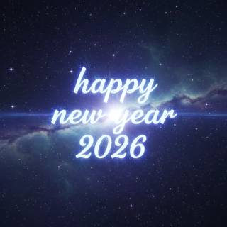 Happiest New Year 2026 wallpaper