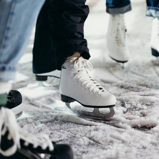 Ice skating phone wallpaper