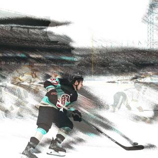 Ice hockey phone wallpaper