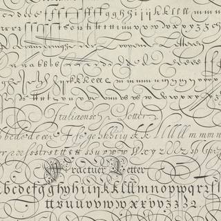 Cursive letters wallpaper