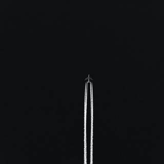 Dark airplane wallpaper
