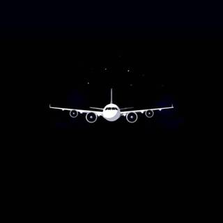 Dark airplane wallpaper