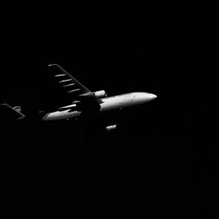 Dark airplane wallpaper