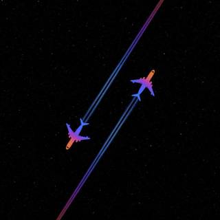 Dark airplane wallpaper