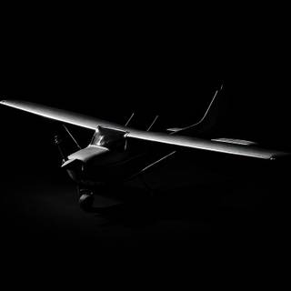 Dark airplane wallpaper