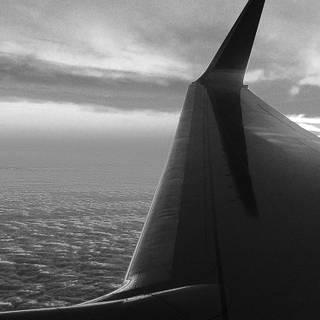 Dark airplane wallpaper