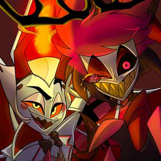 Alastor and Lucifer wallpaper