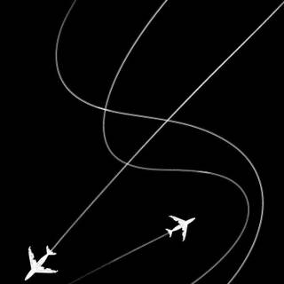 Dark airplane wallpaper