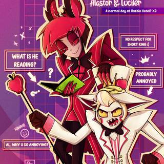 Alastor and Lucifer wallpaper