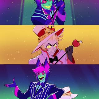 Alastor and Lucifer wallpaper