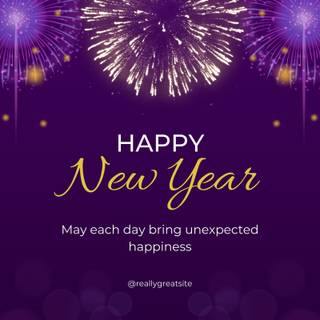 New Year purple wallpaper