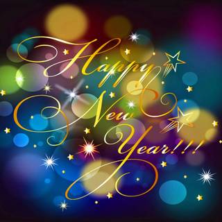 New Year purple wallpaper