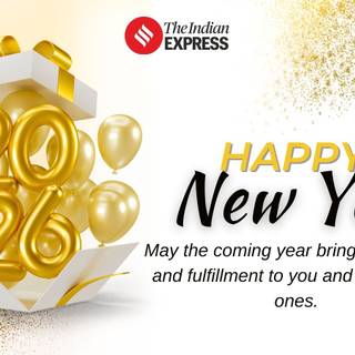 New Year 2026 wishes wallpaper