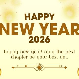 Happy New Year 2026 HD wallpaper