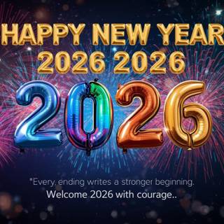 Fireworks New Year 2026 wallpaper