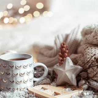 Cozy New Year desktop wallpaper