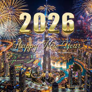 Happy New Year 2026 HD wallpaper