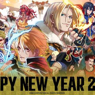 Happy New Year 2026 anime wallpaper