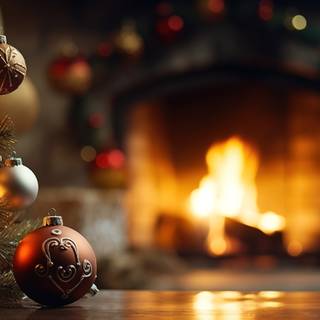 Cozy New Year desktop wallpaper