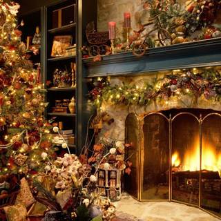 Cozy New Year desktop wallpaper