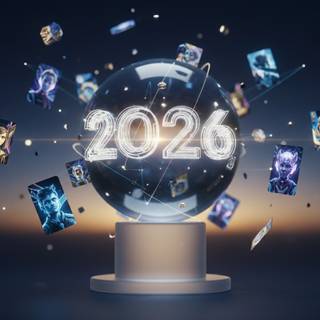 2026 Happy New Year AI wallpaper