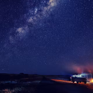 Cars winter night wallpaper