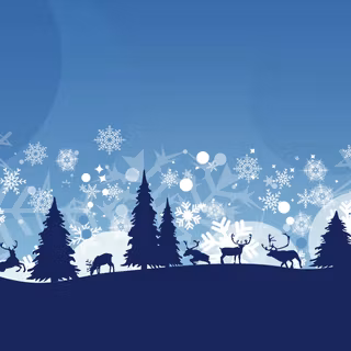 Winter desktop simple wallpaper