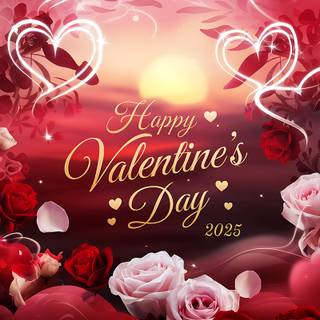 Valentine's red wallpaper