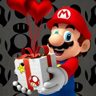 Mario Valentines Day wallpaper